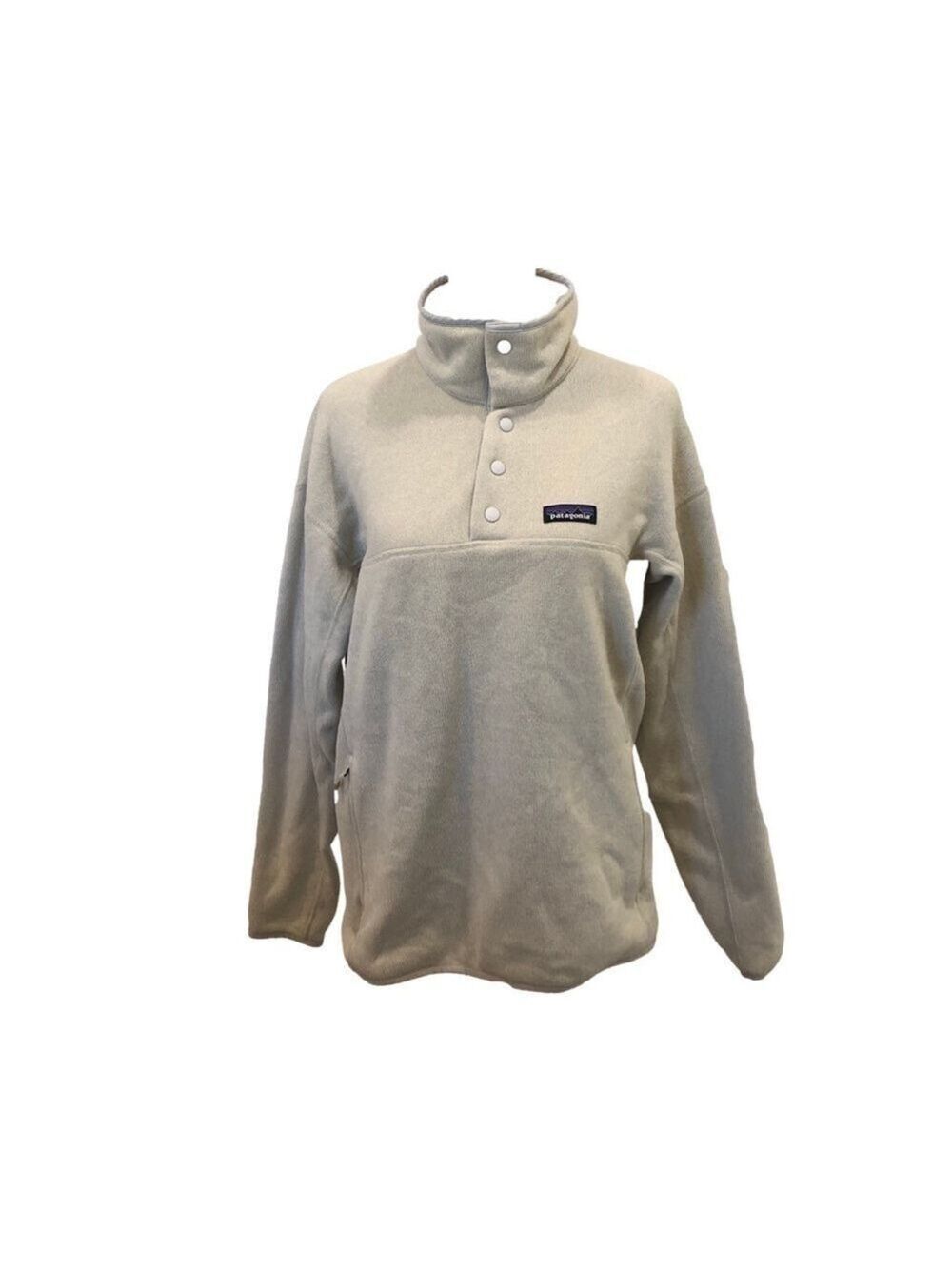 Patagonia Worn Wear Size M pullover 1/4 snap top. recycled outdoor active wear
